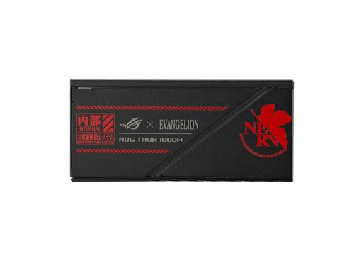 ASUS ROG Thor 1000W Platinum II EVA Edition V2 (Fully Modular Power Supply, 80+ Platinum, Lambda A++ Certified, 135mm PWM Fan, 0dB Mode, OLED Panel, Sleeved Cables, Aura Sync, 10 Year Warranty)