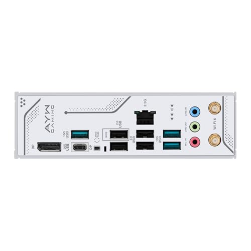 ASUS Z890 AYW Gaming WiFi W ATX Z890 Motherboard, Intel® Core™ Ultra Series 2 Ready, Advanced AI PC-Ready, 16+1+2+1 Stages, DDR5, PCIe® 5.0, Thunderbolt™ 4, USB Type-C®, 4 x M.2, Wi-Fi 7, 2.5Gb LAN