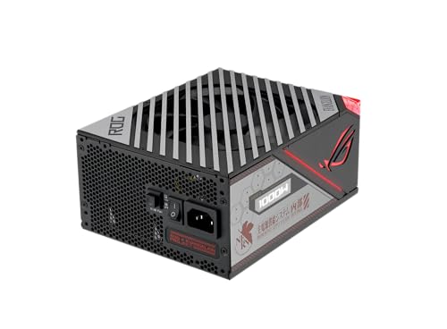 ASUS ROG Thor 1000W Platinum II EVA Edition V2 (Fully Modular Power Supply, 80+ Platinum, Lambda A++ Certified, 135mm PWM Fan, 0dB Mode, OLED Panel, Sleeved Cables, Aura Sync, 10 Year Warranty)