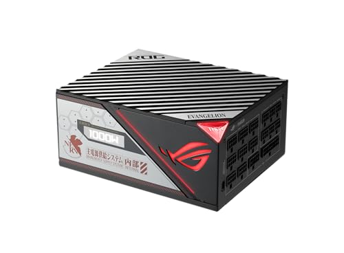 ASUS ROG Thor 1000W Platinum II EVA Edition V2 (Fully Modular Power Supply, 80+ Platinum, Lambda A++ Certified, 135mm PWM Fan, 0dB Mode, OLED Panel, Sleeved Cables, Aura Sync, 10 Year Warranty)