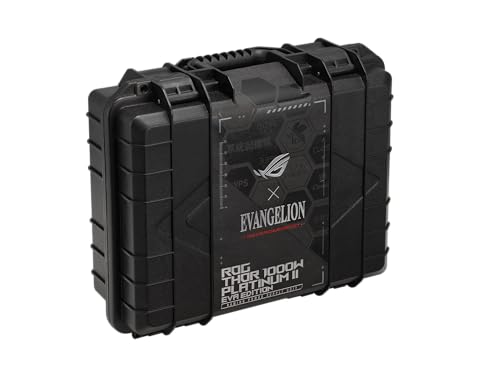 ASUS ROG Thor 1000W Platinum II EVA Edition V2 (Fully Modular Power Supply, 80+ Platinum, Lambda A++ Certified, 135mm PWM Fan, 0dB Mode, OLED Panel, Sleeved Cables, Aura Sync, 10 Year Warranty)