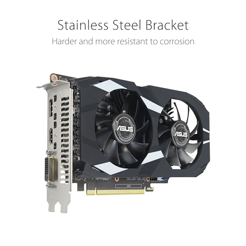 ASUS Dual GeForce GTX 1650 4GB GDDR5, IP5X, Auto-Extreme Technology, 144-Hour Validation Program, HDMI 2.0, DP 1.4