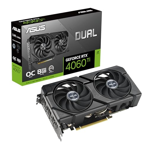 ASUS TUF Gaming GeForce RTX™ 4060 Ti OC Edition Gaming Graphics Card (PCIe 4.0, 8GB GDDR6, DLSS 3, HDMI 2.1a, DisplayPort 1.4a