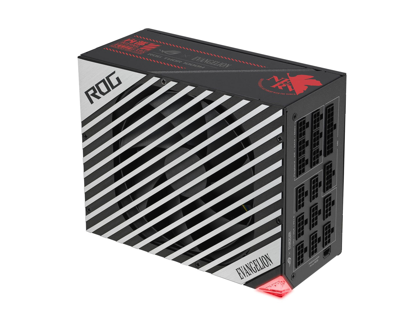 ASUS ROG Thor 1000W Platinum II EVA Edition V2 (Fully Modular Power Supply, 80+ Platinum, Lambda A++ Certified, 135mm PWM Fan, 0dB Mode, OLED Panel, Sleeved Cables, Aura Sync, 10 Year Warranty)