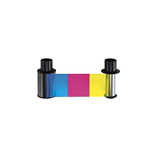 Fargo 45014 Half Panel Color Ribbon - YMCKO - For DTC1000