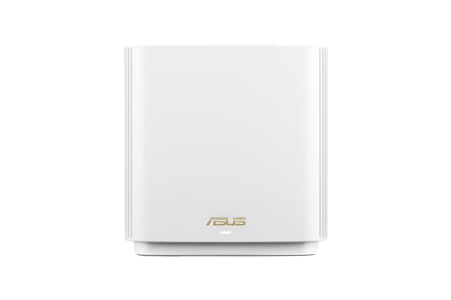 ASUS ZenWiFi Whole-Home Tri-Band Mesh WiFi 6E System (ET8 3PK), AiMesh, Lifetime Free Internet Security, Parental Control, EasySetup, Instant Guard