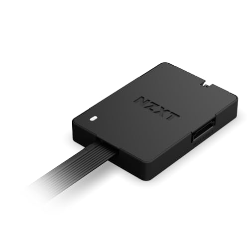 NZXT Control Hub - Digital RGB Lighting and PWM Fan Speed Controller - Control Up to 5 x PWM Fans or 4 x NZXT Single-Frame Fans - Powered by NZXT CAM Software