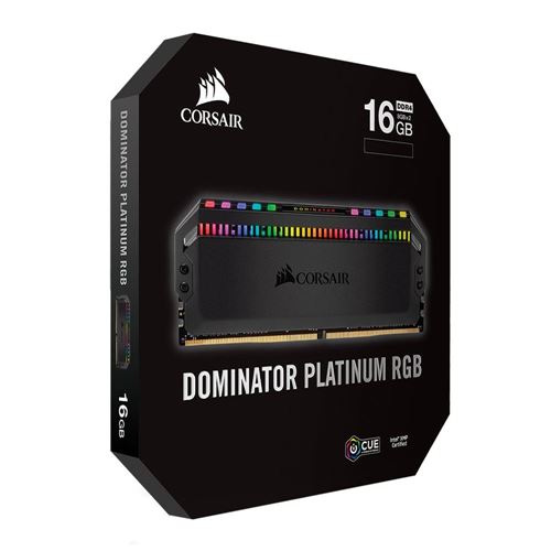 Corsair Dominator Platinum RGB 32GB (2 x 16GB) DDR4 DRAM 3200MHz C16 Memory Kit