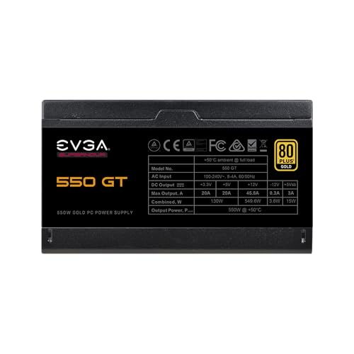 EVGA Supernova GT, 80 Plus Gold, Fully Modular, Auto Eco Mode with FDB Fan, 7 Year Warranty