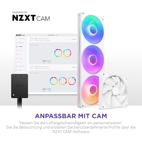 NZXT Control Hub - Digital RGB Lighting and PWM Fan Speed Controller - Control Up to 5 x PWM Fans or 4 x NZXT Single-Frame Fans - Powered by NZXT CAM Software