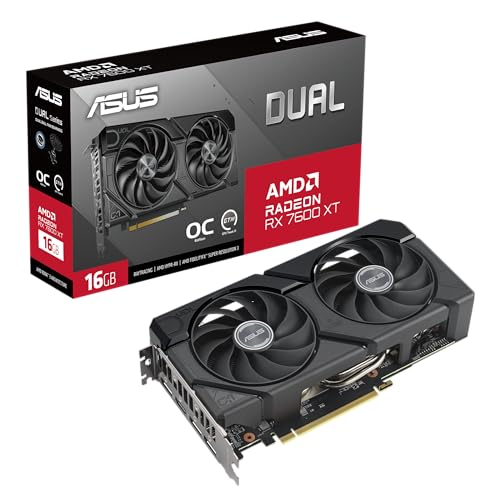 ASUS Dual AMD Radeon™ RX 6600 8GB GDDR6 Gaming Graphics Card (AMD RDNA™ 2, PCIe 4.0, 8GB GDDR6 Memory, HDMI 2.1, DisplayPort 1.4a, Axial-tech Fan Design, 0dB Technology)