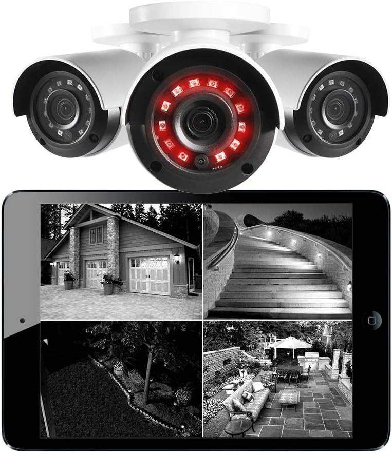 Lorex 1080p HD 8-Channel Security System with Eight 1080p HD Weatherproof Bullet Security Camera and Advanced Motion Detection