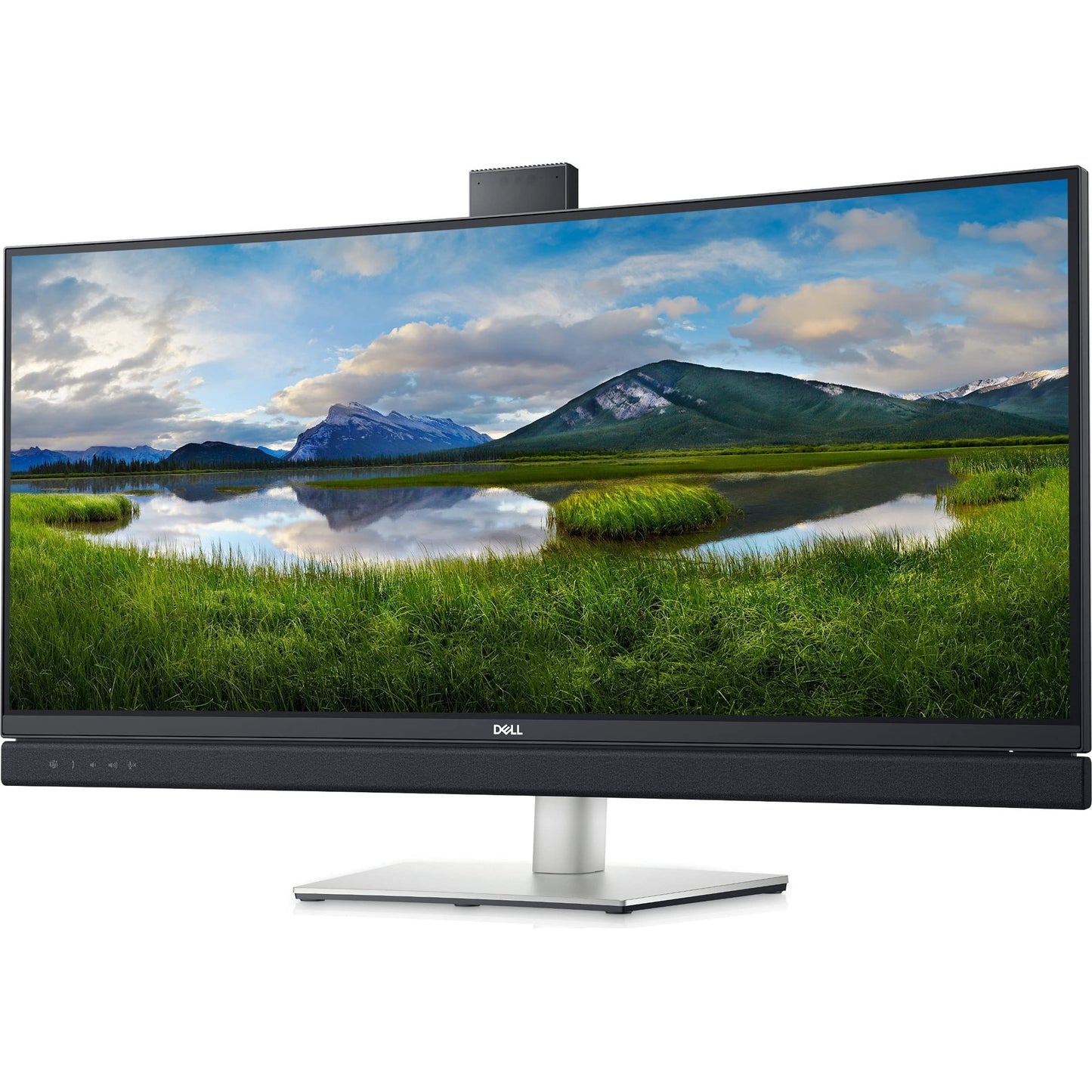 Dell C3422WE 34.1" QHD Wide 1440p WQHD Curved Screen Edge WLED LCD Monitor - 21:9 - Platinum Silver