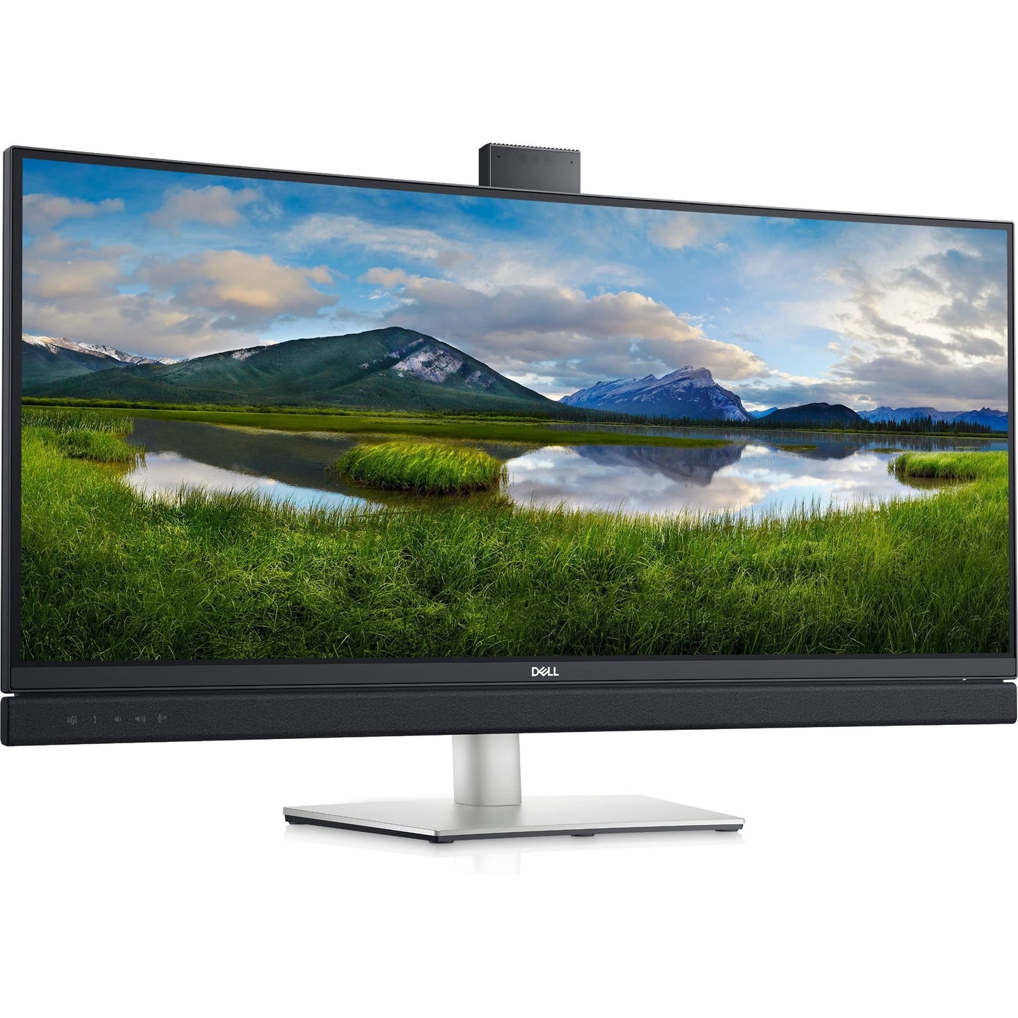 Dell C3422WE 34.1" QHD Wide 1440p WQHD Curved Screen Edge WLED LCD Monitor - 21:9 - Platinum Silver