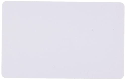 White Blank PVC Cards 0.76mm 30 mil for ID Badges, (100 Pack) Compatible with Badgy Printers