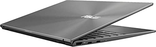 Asus Zenbook 14 inch FHD Laptop, AMD Ryzen 5 5500U, 6-Cores, up to 4 GHz, 8GB DDR4 RAM, 256GB PCle SSD, NVIDIA GeForce MX450 Graphics, Webcam, WiFi, Bluetooth, HDMI, Media Card Reader