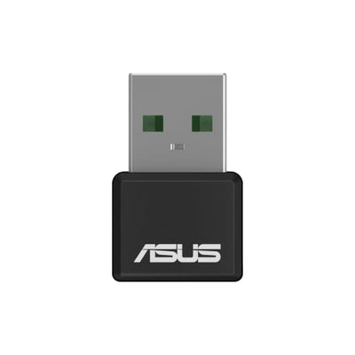 ASUS AX1800 Dual Band WiFi 6 USB Adapter, WiFi 6, 802.11ax, WPA3 Network Security, 5GHz Frequency Band, Compact Size (USB-AX55 Nano)