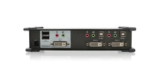 IOGear DVI KVMP Switch with Audio and Cables GCS1104 (Black)