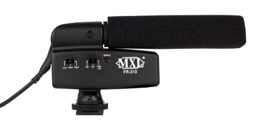 MXL Mics FR 310 Cardioid Condenser Hot Shoe Shotgun Microphone