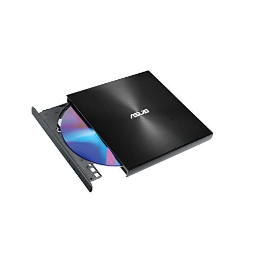 ASUS ZenDrive Black 13mm External 8X DVD/Burner Drive +/-RW with M-Disc Support, Compatible with Both Mac & Windows and Nero BackItUp for Android Devices (USB 2.0 & Type-C Cables Included)