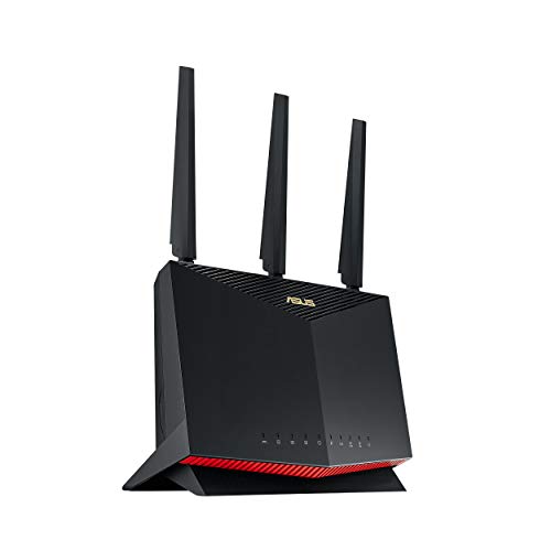 ASUS AX5700 WiFi 6 Gaming Router (RT-AX86U) - Dual Band Gigabit Wireless Internet Router, NVIDIA GeForce Now, 2.5G Port, Gaming & Streaming, AiMesh Compatible, Included Lifetime Internet Security