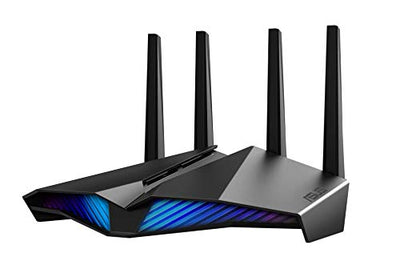 ASUS AX5400 WiFi 6 Gaming Router (RT-AX82U) - Dual Band Gigabit Wireless Internet Router, AURA RGB, Gaming & Streaming, AiMesh Compatible, Included Lifetime Internet Security