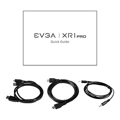 EVGA XR1 Capture Card, Certified for OBS, USB 3.0, 4K Pass Through, PC, PS5, PS4, Xbox Series X and S, Xbox One, Nintendo Switch