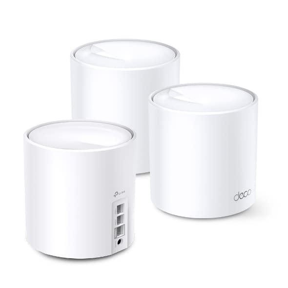 TP-Link Deco X4300 Pro Whole Home Mesh Wi-Fi 6 System 3-Pack Speeds Up to 4,300 MBPS (White)
