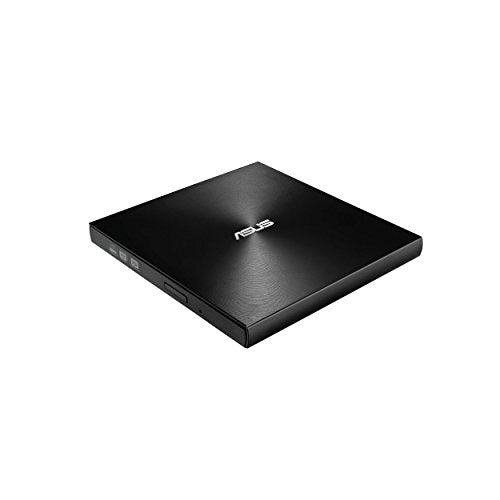 ASUS ZenDrive Black 13mm External 8X DVD/Burner Drive +/-RW with M-Disc Support, Compatible with Both Mac & Windows and Nero BackItUp for Android Devices (USB 2.0 & Type-C Cables Included)