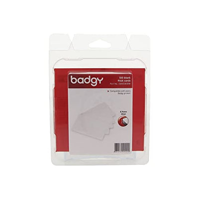 Badgy 30 Mil Thick PVC Cards - 100 Per Pack - CBGC0030W