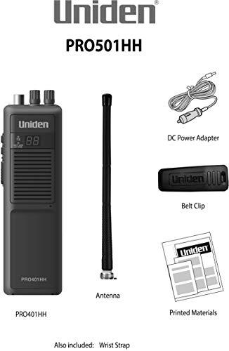 Uniden PRO501HH Pro-Series 40-Channel Portable Handheld CB Radios