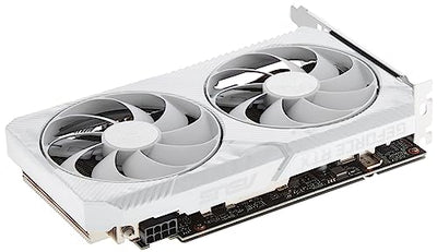 ASUS Dual GeForce RTX™ 3060 White OC Edition 12GB GDDR6 (PCIe 4.0, 12GB GDDR6, HDMI 2.1, DisplayPort 1.4a, 2-Slot Design, Axial-tech Fan Design, 0dB Technology, and More)