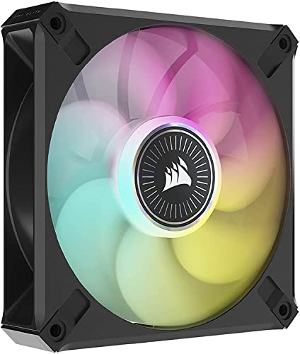 CORSAIR ML120 RGB Elite, 120mm Magnetic Levitation RGB Fan with AirGuide