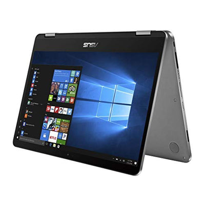 ASUS VivoBook Flip 14-inch Touch Screen Intel Celeron 4GB 128GB eMMC Win 10 S Mode 2-in-1 Laptop