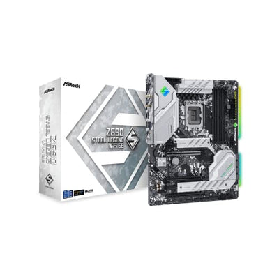 ASRock Z690 Steel Legend WiFi 6E Socket LGA1700/Intel Z690 SATA 6Gb/s DDR4 ATX Motherboard