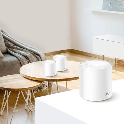 TP-Link Deco X4300 Pro Whole Home Mesh Wi-Fi 6 System 3-Pack Speeds Up to 4,300 MBPS (White)