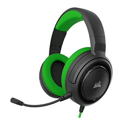 Corsair HS35 - Stereo Gaming Headset - Memory Foam Earcups - Discord Certified- Works with PC, Xbox Series X, Xbox Series S, Xbox One, PS5, PS4, Nintendo Switch, and Mobile - Green