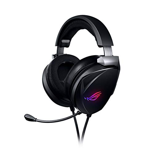 ASUS Gaming Headset ROG Delta | Headset with Mic and Hi-Res ESS Quad-DAC | Compatible Gaming Headphones for PC, Mac, PS4, Xbox One | Aura Sync RGB Lighting