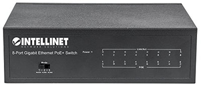Intellinet Network Solutions 561204 8-Port Gigabit Ethernet PoE+ Switch