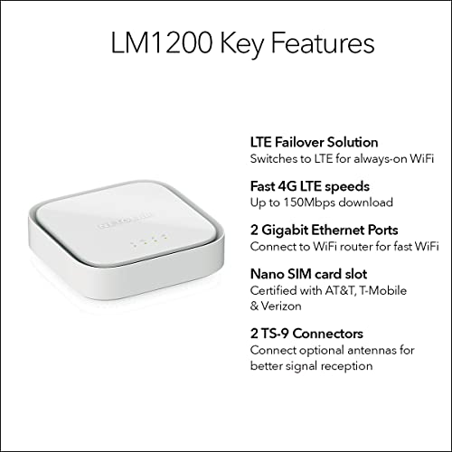 NETGEAR 4G LTE Broadband Modem