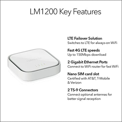 NETGEAR 4G LTE Broadband Modem