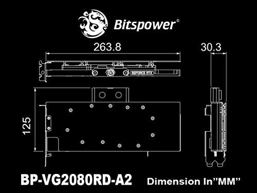 Bitspower Lotan VGA Water Block for NVIDIA GeForce RTX 20 Series with Accessory Set