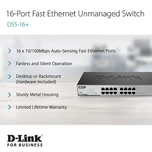 D-Link Unmanaged Desktop or Rackmount Switch