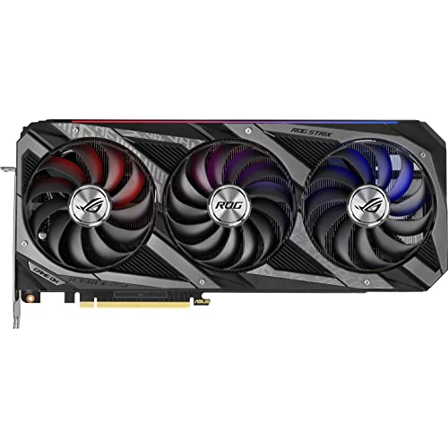 ASUS ROG Strix NVIDIA GeForce RTX 3070 V2 OC Edition Gaming Graphics Card (PCIe 4.0, 8GB GDDR6, LHR, HDMI 2.1, DisplayPort 1.4a, Axial-tech Fan Design, 2.9-Slot