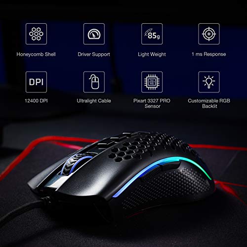 Redragon M808 Lightweight Gaming Mouse