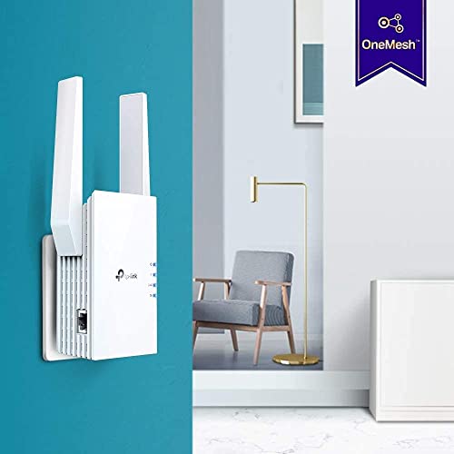 TP-Link - AX3000 Dual-Band Wi-Fi 6 Range Extender-RE705X