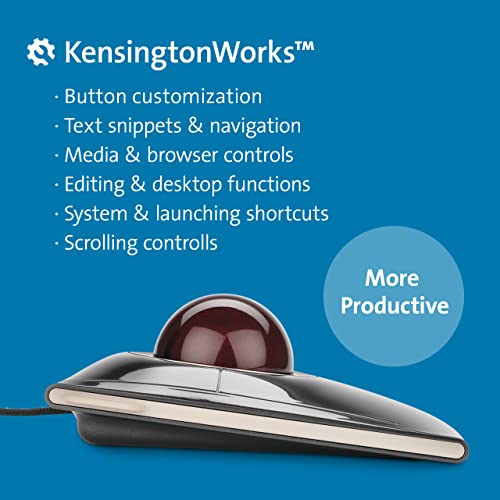 Kensington SlimBlade Trackball Mouse (K72327U)