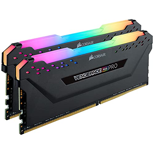 Corsair Vengeance RGB Pro 16GB (2x8GB) DDR4 3600 (PC4-28800) C16 Desktop Memory – Black