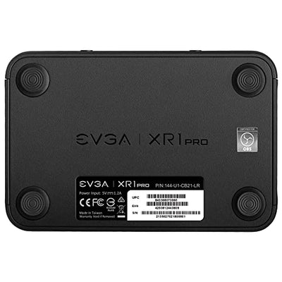EVGA XR1 Capture Card, Certified for OBS, USB 3.0, 4K Pass Through, PC, PS5, PS4, Xbox Series X and S, Xbox One, Nintendo Switch