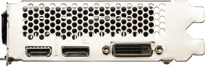 MSI Gaming GeForce GTX 1630 4GB GDRR6 64-Bit HDMI/DP/DVI Single Fan OC ITX Graphics Card (GTX 1630 AERO ITX 4G OC)
